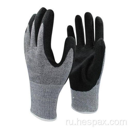 Hespax Sandy Nitrile Antuct Cut Glass Gloves